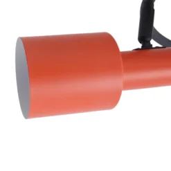 Lindby Deckenstrahler Ovelia, orange/schwarz, 3-flg., E27
