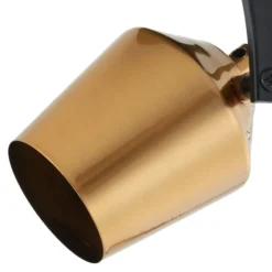 Lindby Deckenstrahler Sylveria, 1.flg., schwarz/gold, Eisen
