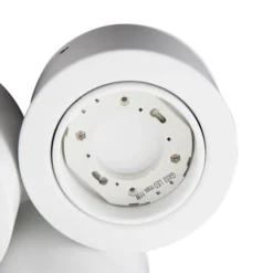 Lindby Downlight Jyla, 3-flammig, weiß matt, GX53
