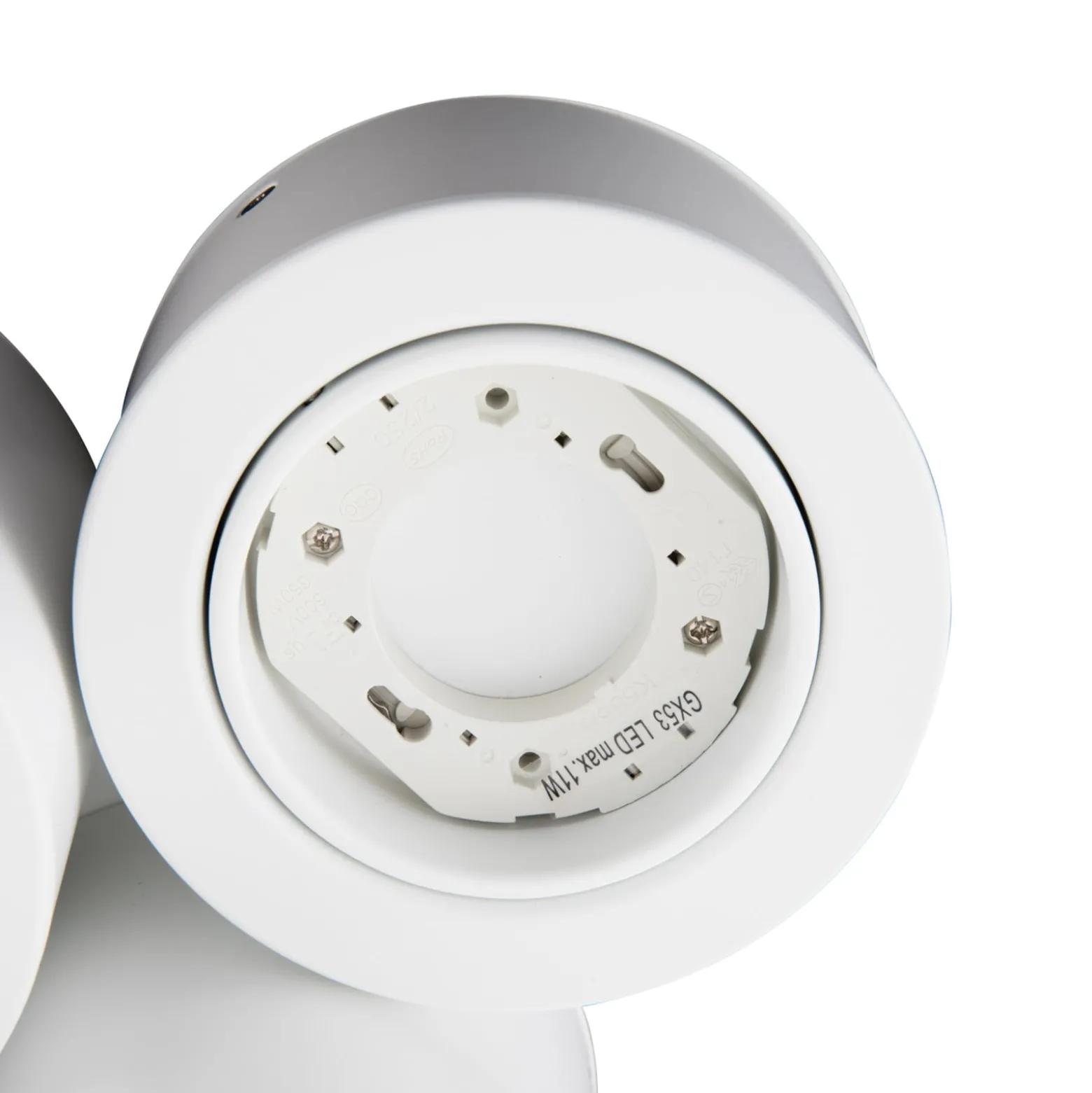Lindby Downlight Jyla, 3-flammig, weiß matt, GX53