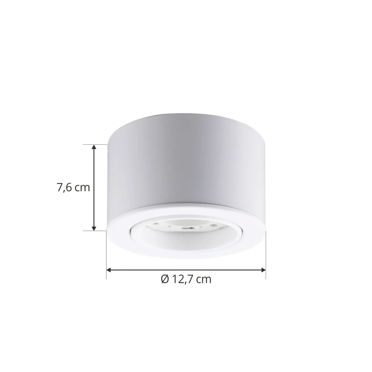 Lindby Downlight Jyla, 1-flammig, weiß matt, GX53