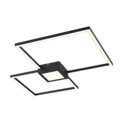Lindby Duetto LED-Deckenlampe anthrazit 28 W