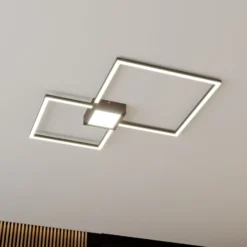 Lindby Duetto LED-Deckenlampe anthrazit 28 W