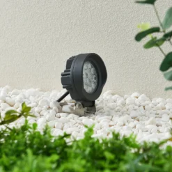 Lindby Emar LED-Erdspießstrahler in Dunkelgrau
