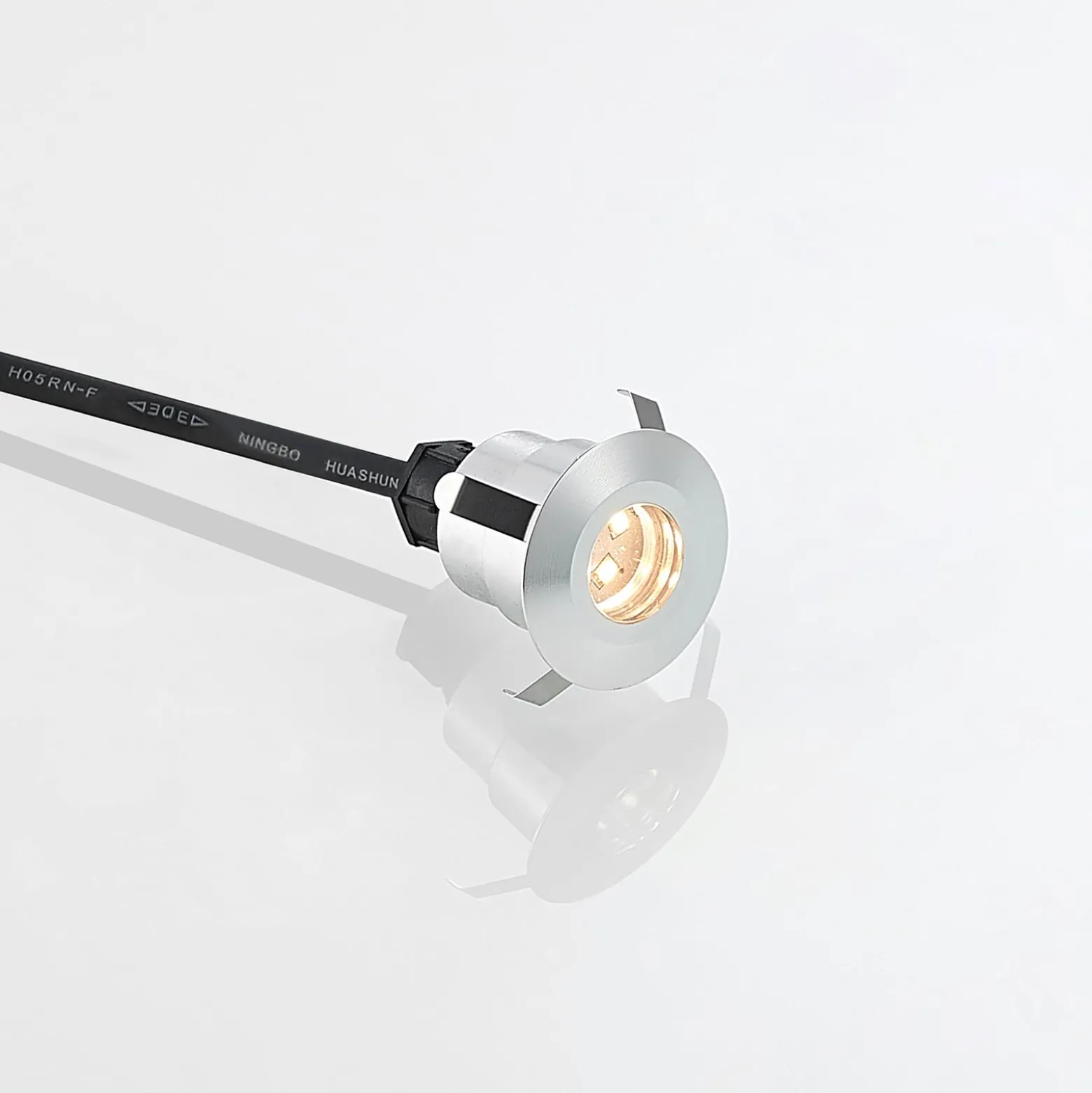 Lindby Gracelle LED-Bodeneinbaulampe, 3 Stück rund
