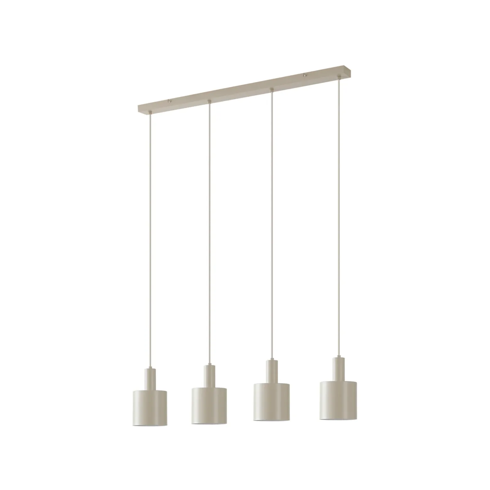 Lindby Hängelampe Ovelia, beige, 4-flammig, Metall, E27