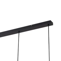 Lindby Hängeleuchte Hildur, 4-flg., 115 cm, rauchgrau, Glas