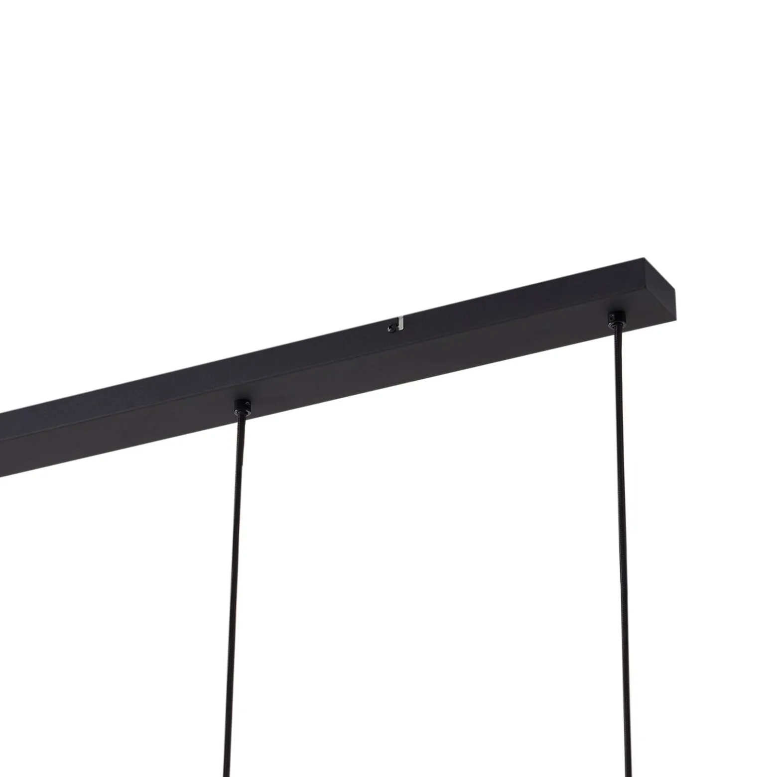 Lindby Hängeleuchte Hildur, 4-flg., 115 cm, rauchgrau, Glas