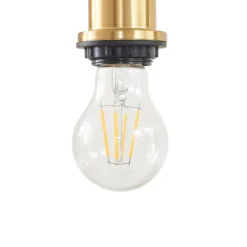 Lindby Hängeleuchte Hildur, 4-flg., 118 cm, rauchgrau, Glas