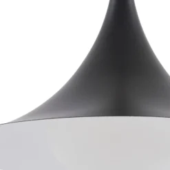 Lindby Hängeleuchte Jarl, schwarz, Metall, Ø 35 cm, G9