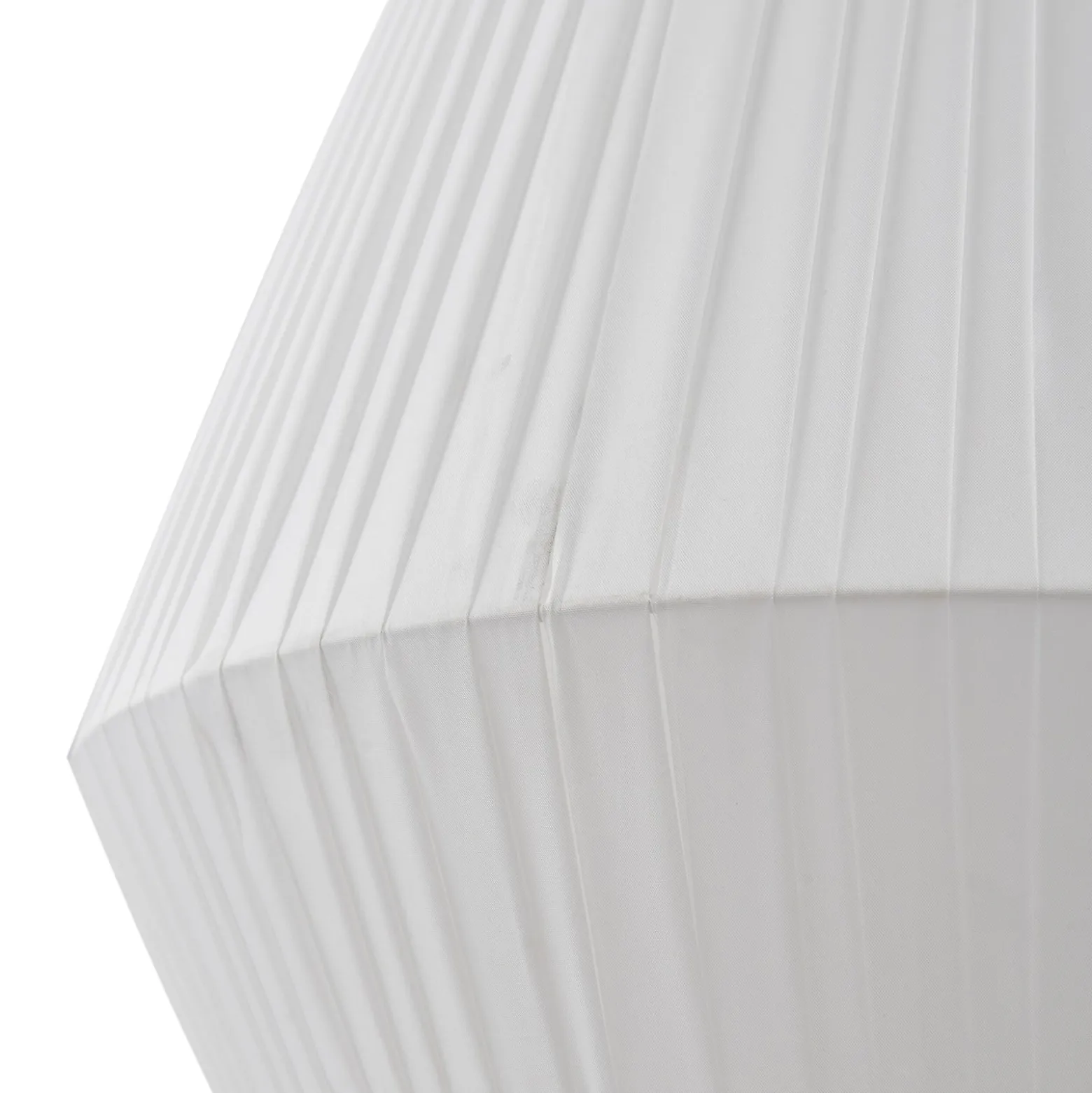 Lindby Hängeleuchte Vitore, Ø 40 cm, Textil, weiß