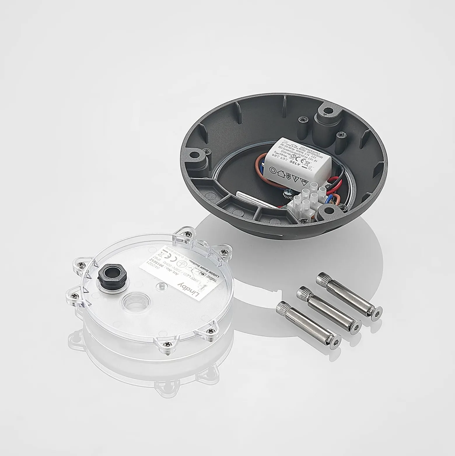Lindby Huban LED-Bodenstrahler, einflammig