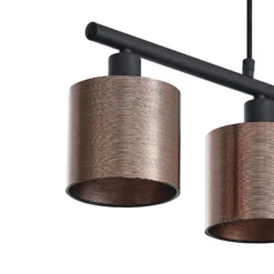 Lindby Joudy Pendellampe, 4-flammig, bronze dunkel