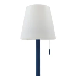 Lindby LED-Akkulampe Azalea blau Alu CCT höhenverstellbar