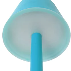 Lindby LED-Akkuleuchte Gaja, blau, USB, IP44, RGBW, dimmbar
