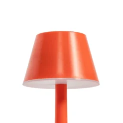 Lindby LED-Akkuleuchte Gaja, rot, USB, IP44, RGBW, dimmbar
