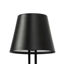 Lindby LED-Akkutischlampe Janea TWIN, schwarz, Metall