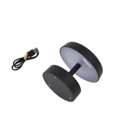 Lindby LED-Akkutischlampe Nalani, 10 cm hoch, IP44, dimmbar