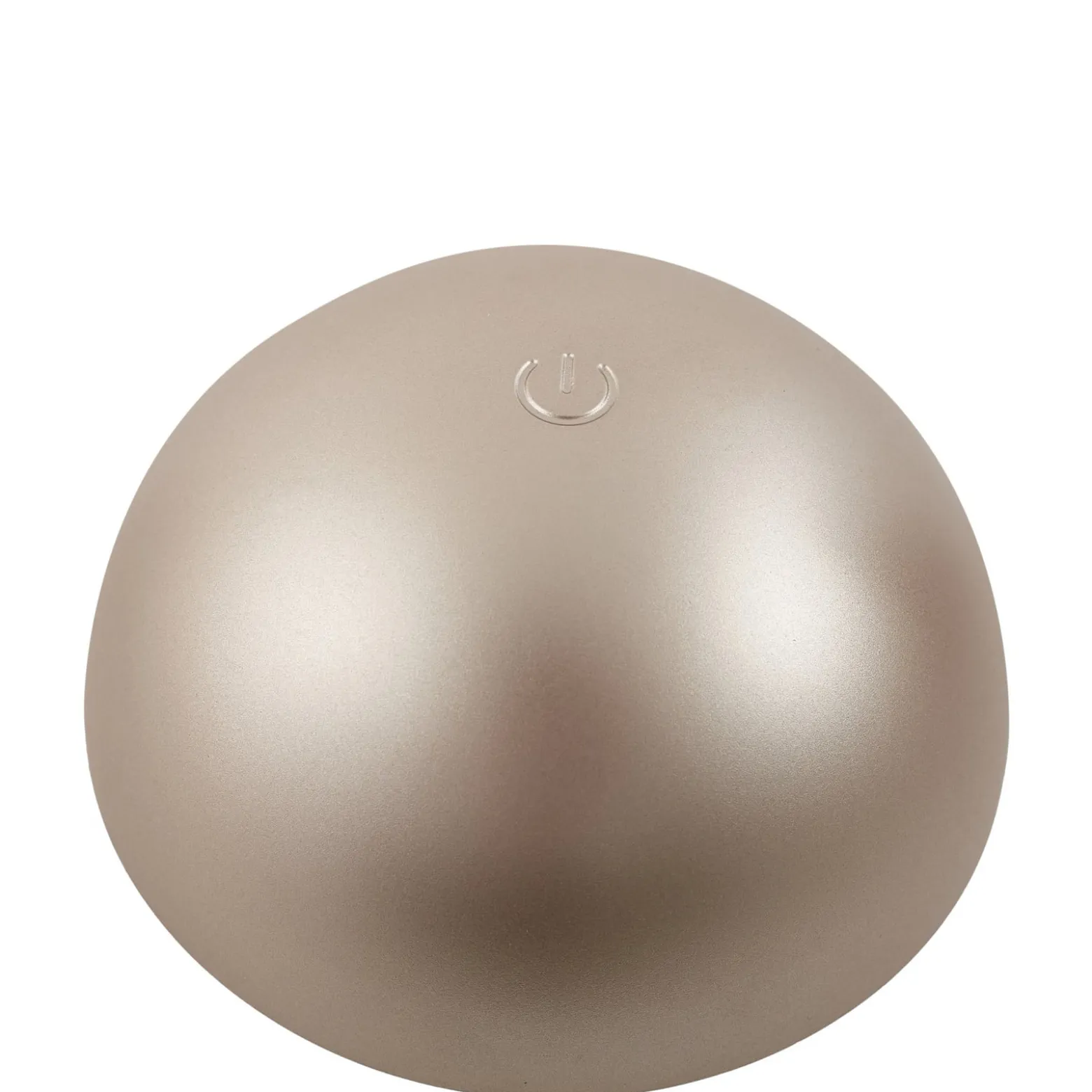 Lindby LED-Akku-Tischlampe Pippin, gold/travertin, IP44