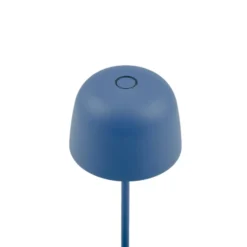 Lindby LED-Akku-Tischleuchte Arietty, blau, dimmbar, IP65
