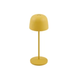Lindby LED-Akku-Tischleuchte Arietty, gelb, dimmbar, IP65