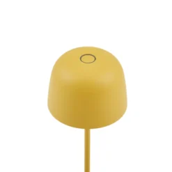 Lindby LED-Akku-Tischleuchte Arietty, gelb, dimmbar, IP65