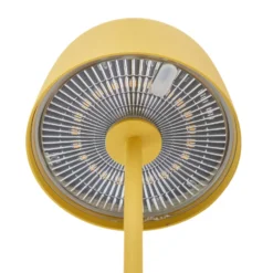 Lindby LED-Akku-Tischleuchte Arietty, gelb, dimmbar, IP65