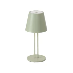 Lindby LED-Akkutischleuchte Janea TWIN, grün, Metall