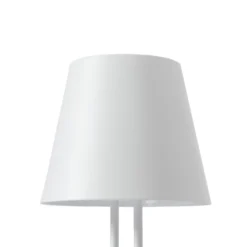 Lindby LED-Akkutischleuchte Janea TWIN, weiß, Metall