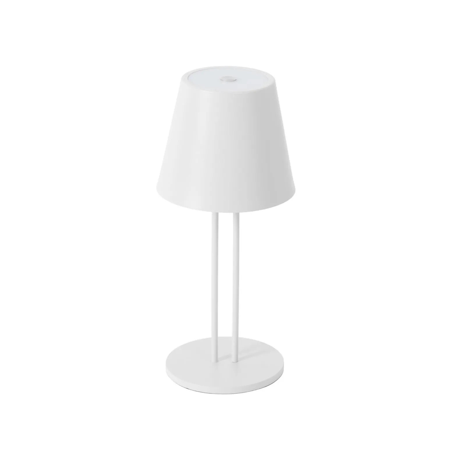Lindby LED-Akkutischleuchte Janea TWIN, weiß, Metall
