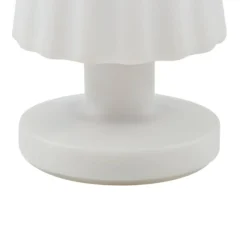 Lindby LED-Akku-Tischleuchte Jovem, weiß, Kunststoff, RGB