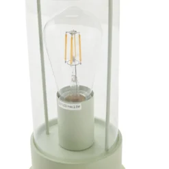 Lindby LED-Akkutischleuchte Yvette, grün, IP44, Touchdimmer
