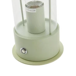 Lindby LED-Akkutischleuchte Yvette, grün, IP44, Touchdimmer
