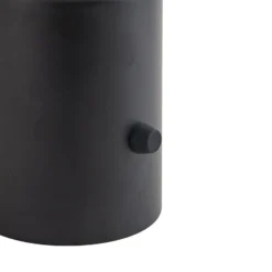 Lindby LED-Akkutischleuchte Zelie, schwarz, Aluminium, IP44