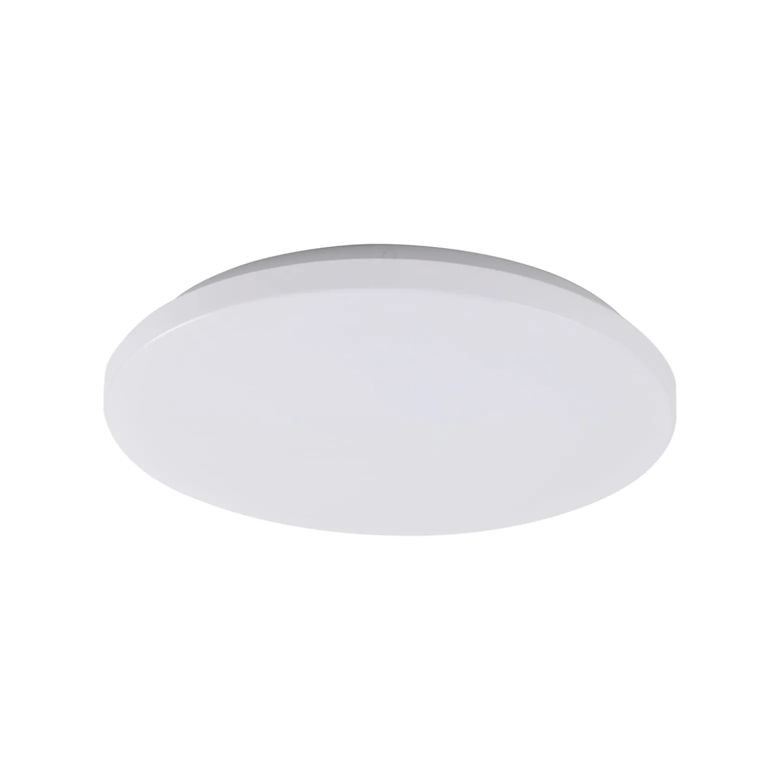Lindby LED-Außendeckenleuchte Doki, 34 cm, weiß, Kunststoff