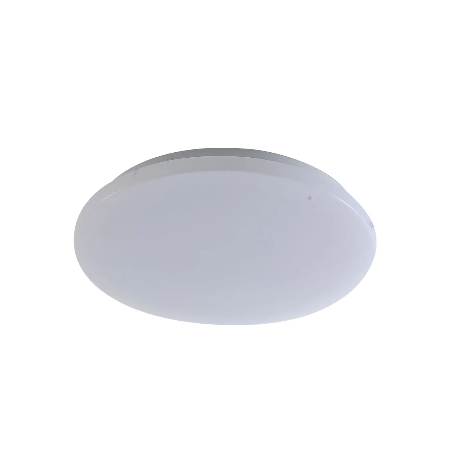 Lindby LED-Außendeckenleuchte Kirkola, 3000 K, Ø 34 cm, weiß