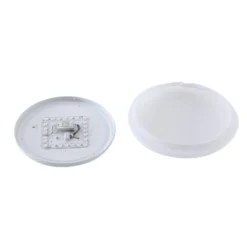 Lindby LED-Außendeckenleuchte Kirkola, 3000 K, Ø 34 cm, weiß