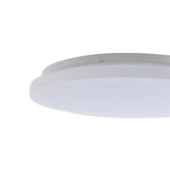 Lindby LED-Außendeckenleuchte Kirkola, 3000 K, Ø 34 cm, weiß