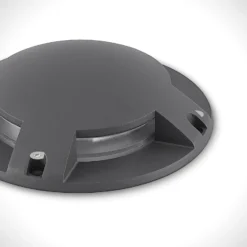 Lindby LED-Bodenstrahler Cormac, 4-flammig, Ø 21 cm, IP67
