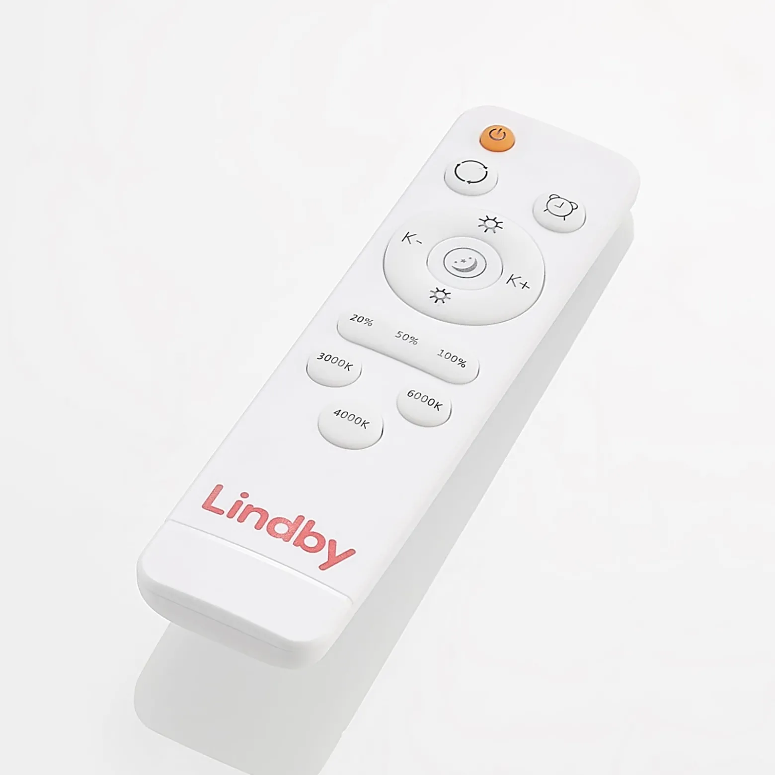 Lindby LED-Deckenlampe Emiva, Ø 49 cm, Holz hell, CCT