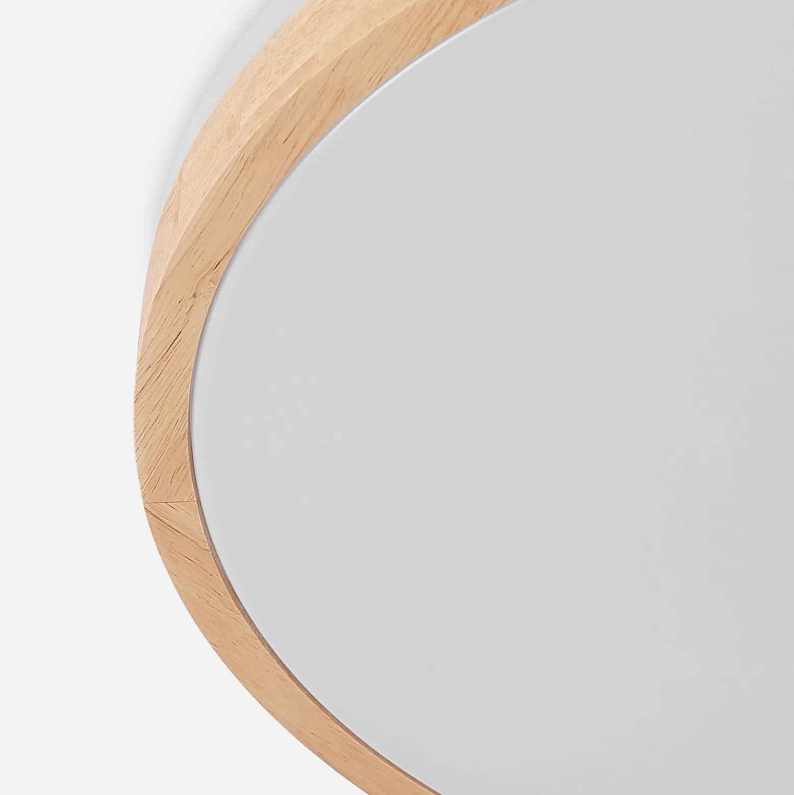 Lindby LED-Deckenlampe Emiva, Ø 49 cm, Holz hell, CCT