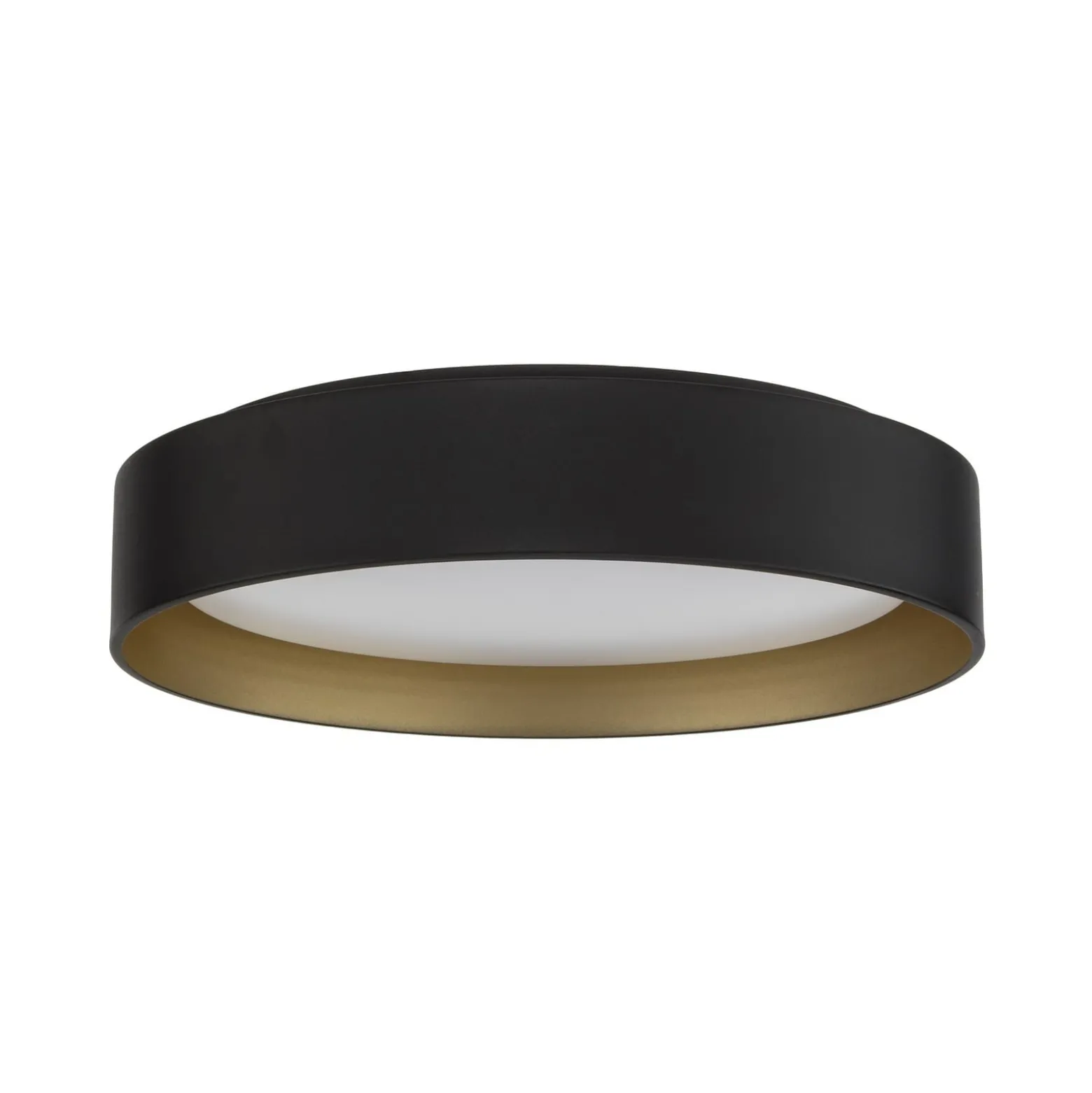 Lindby LED-Deckenlampe Gracjan, schwarz, Metall, CCT, Ø45cm
