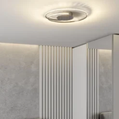 Lindby LED-Deckenlampe Joline, Ø 45 cm, Kristalle, Metall