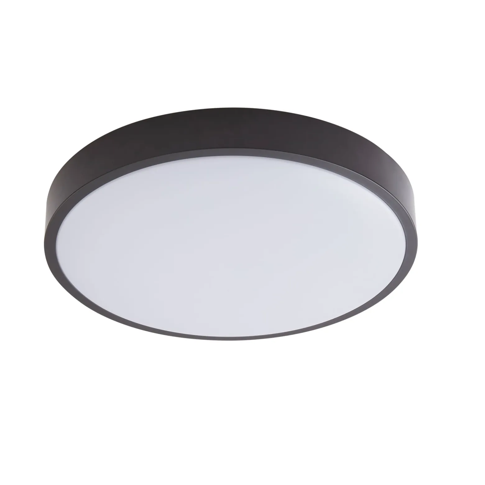 Lindby LED-Deckenlampe Medon, Ø 38 cm, schwarz, IP44, Metall