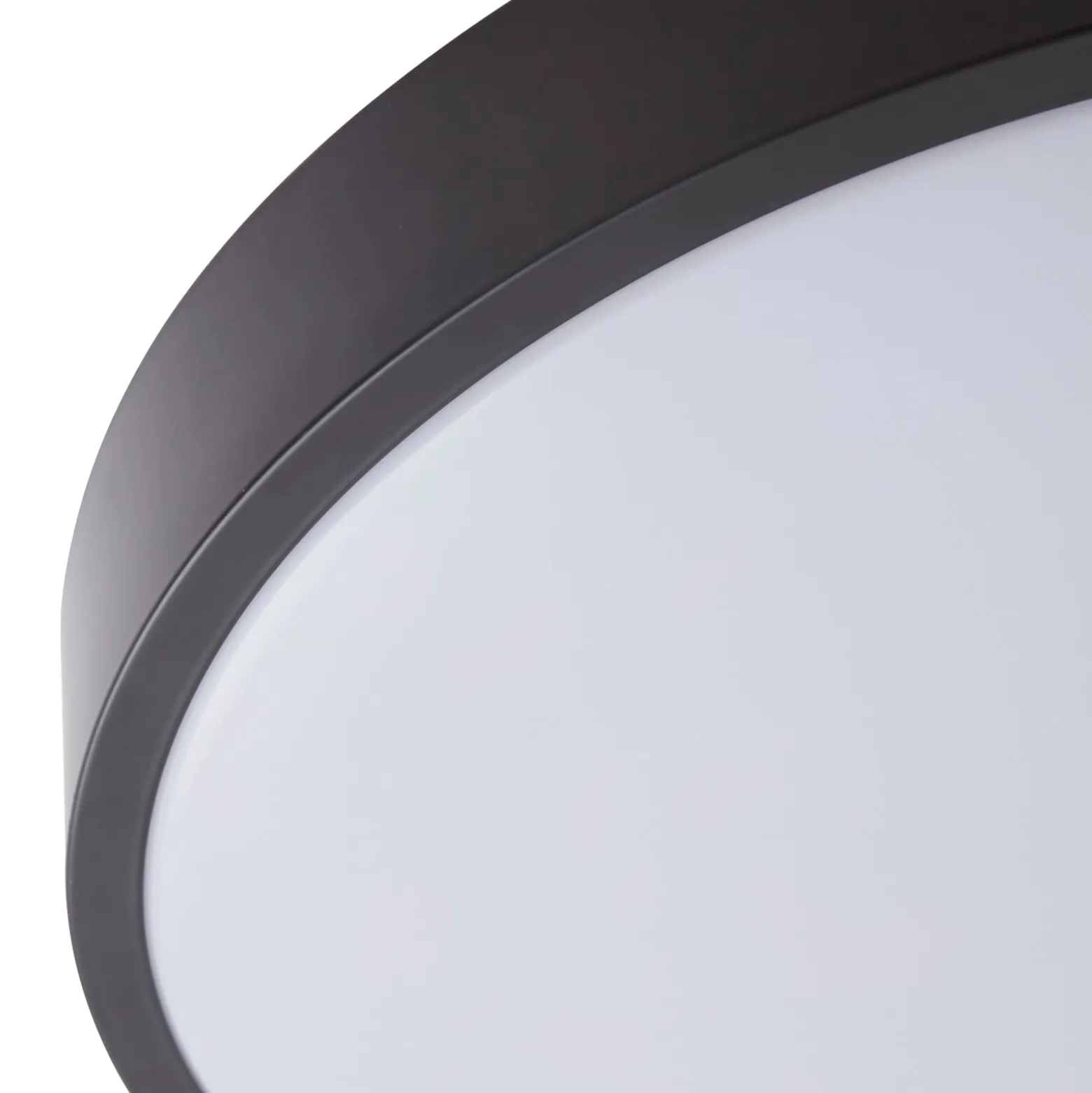 Lindby LED-Deckenlampe Medon, Ø 38 cm, schwarz, IP44, Metall