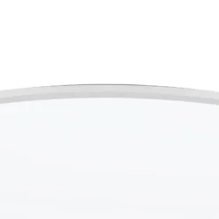 Lindby LED-Deckenlampe Narima, 4.000 K, Ø 100 cm, silber