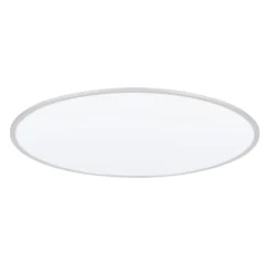Lindby LED-Deckenlampe Narima, 4.000 K, Ø 100 cm, silber