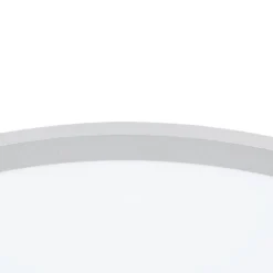 Lindby LED-Deckenlampe Narima, 4.000 K, Ø 60 cm, silber