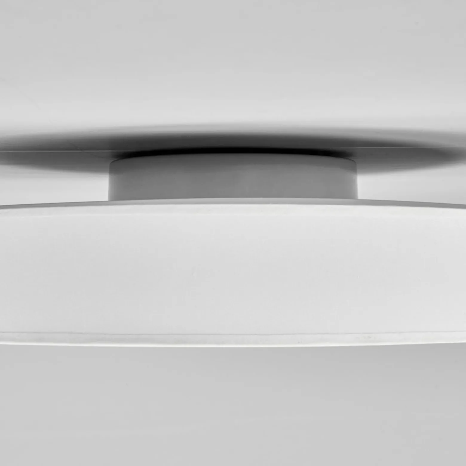 Lindby LED-Deckenlampe Saira, Ø 40 cm, weiß, Textil