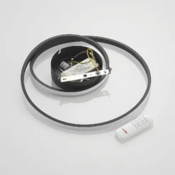 Lindby LED-Deckenleuchte Emisua, schwarz, CCT, dimmbar